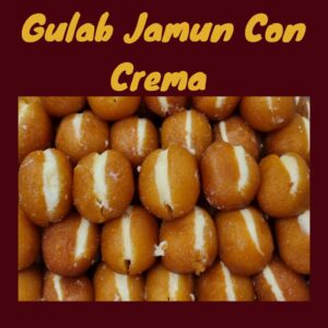 Gulab Jamun Con Crema